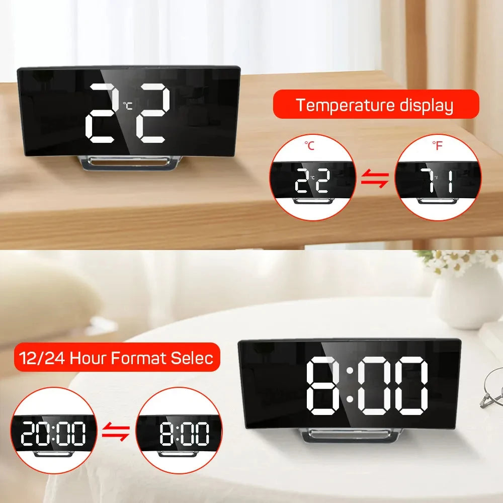 Electronic Led Alarm Clock