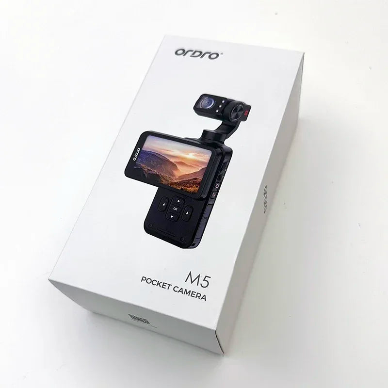 M5 Vlog Action Camera/ 5K Anti-shake /180° Rotation Lens / Face Tracking
