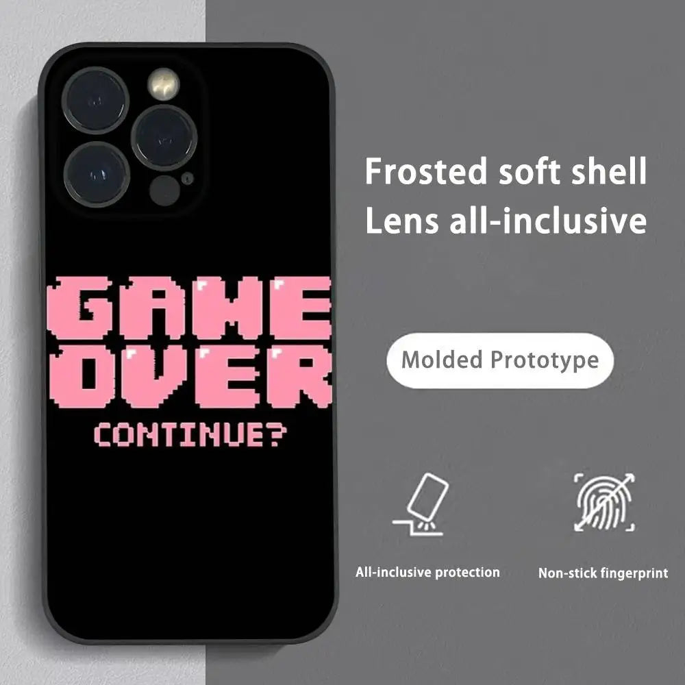 Game Over Pink Case