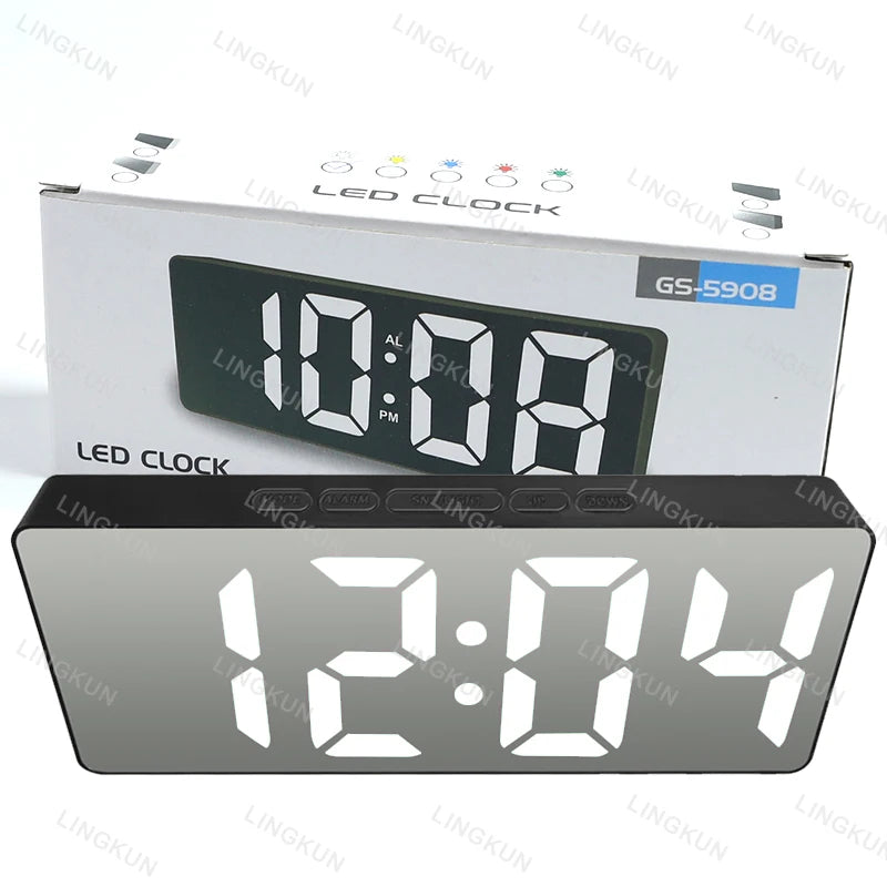 Electronic Led Alarm Clock