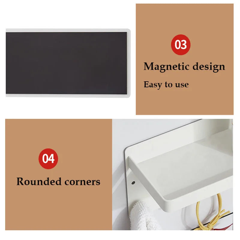 Magnetic Storage Organizer with Keyholder