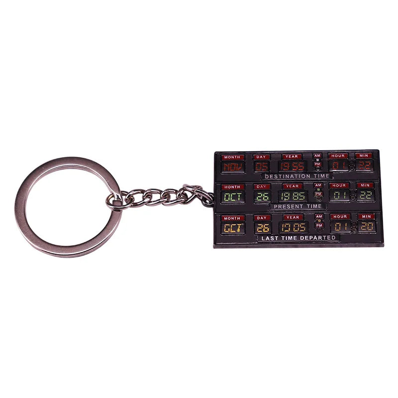 Black Friday Sale! Back To The Future II Time Circuit Keychain Dashboard Delorean