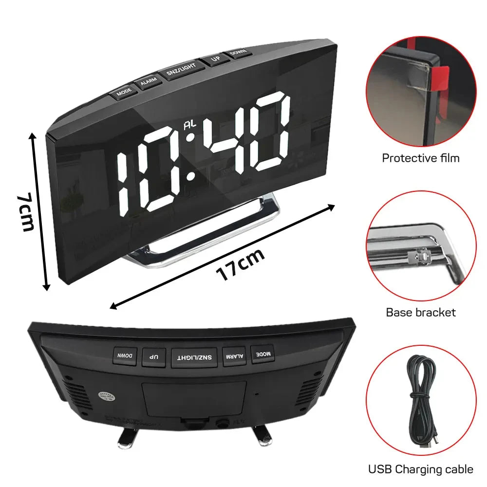 Electronic Led Alarm Clock