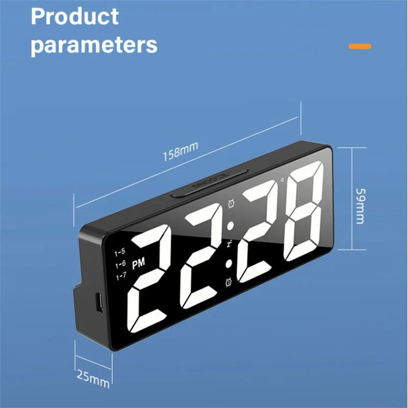 Digital LED Alarm Clock