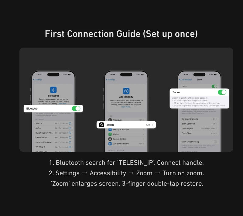 TELESIN Phone Camera Grip for iPhone 17 Pro / Pro Max