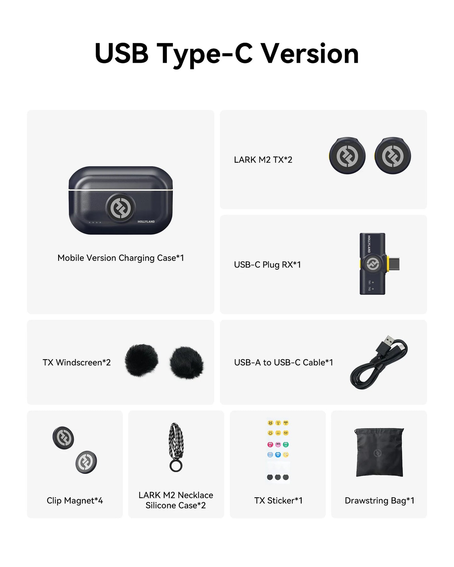 Hollyland Lark M2 Wireless Lavalier Microphone