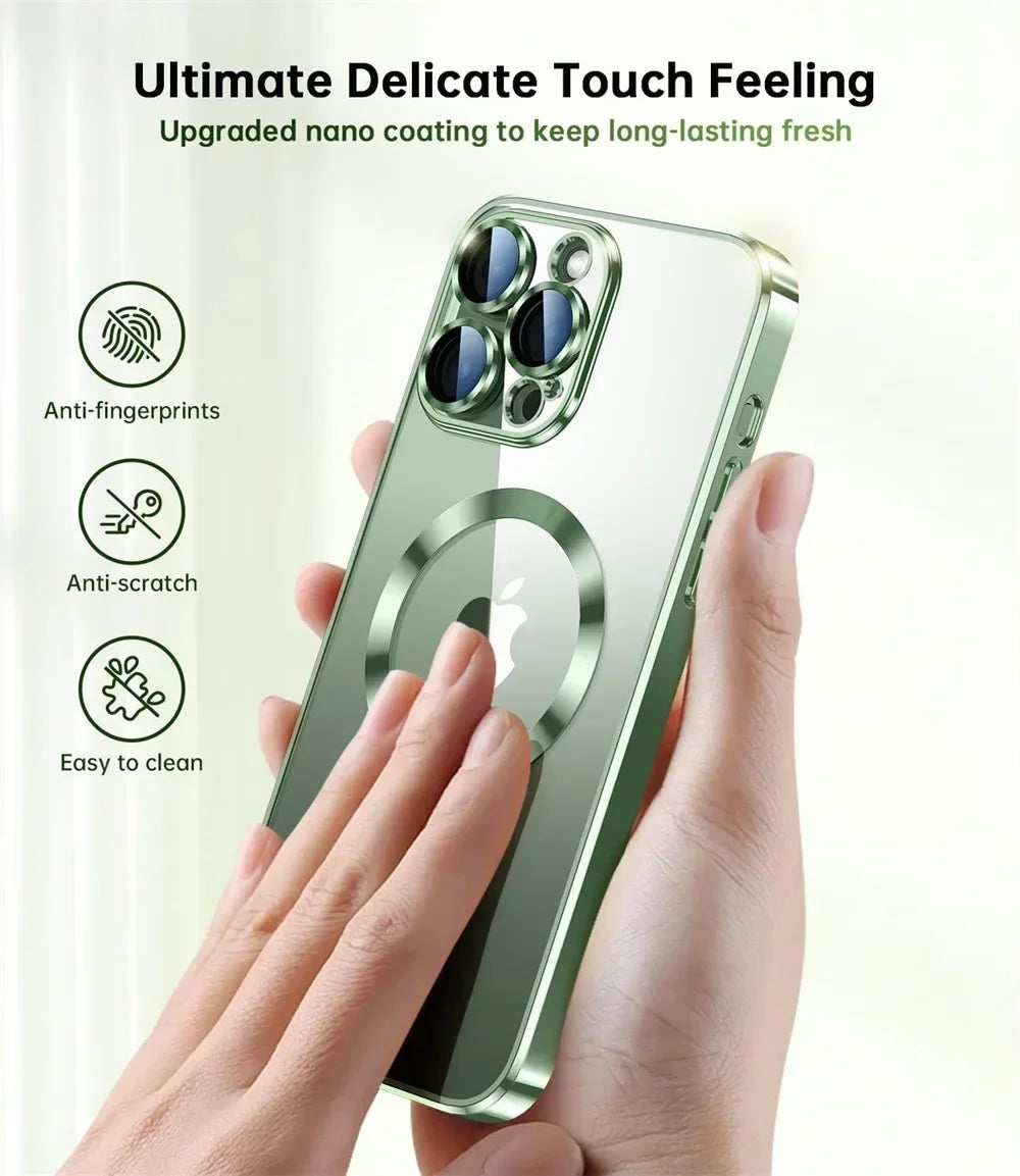 iPhone Plating Soft Clear Case