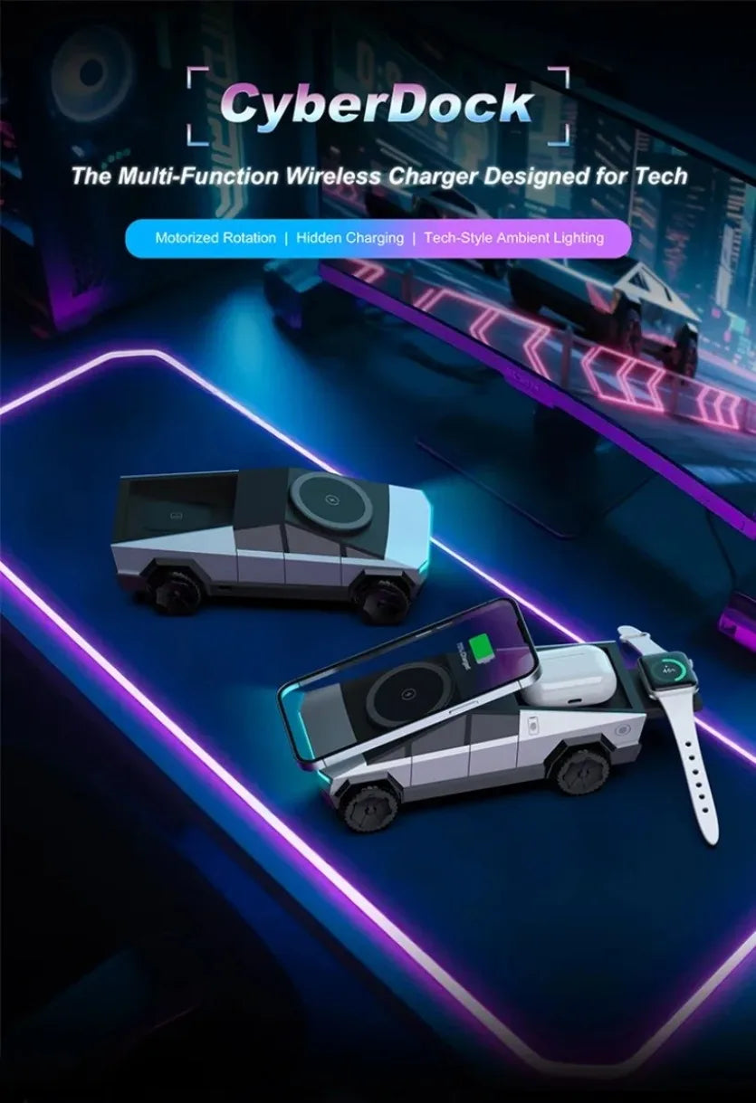 Black Friday Sale !  3-in-1 Magnetic Wireless Charging Station