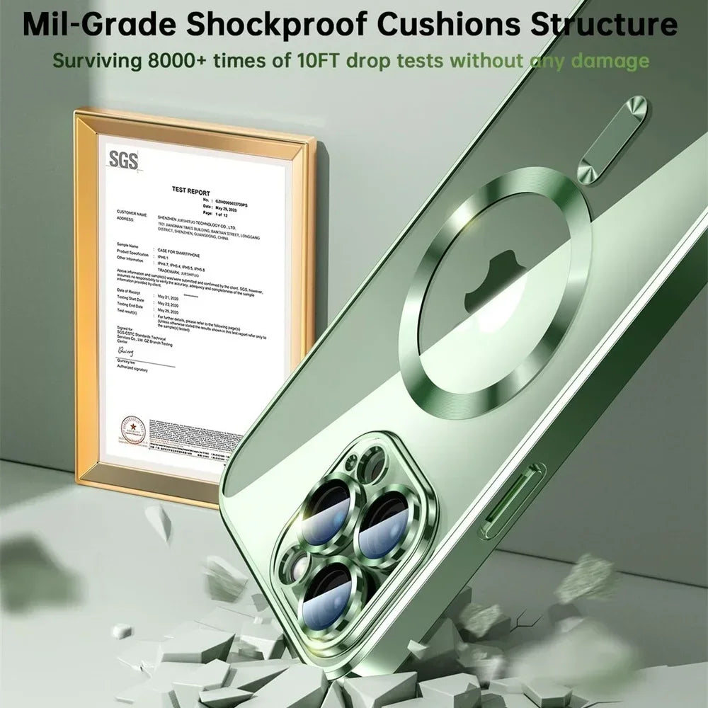 iPhone Plating Soft Clear Case