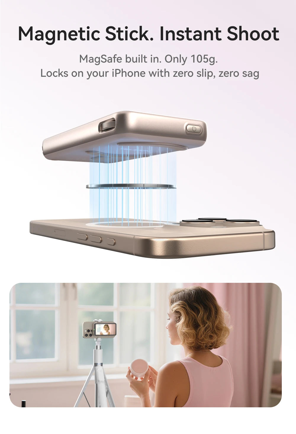 Magnetic Phone Selfie Monitor