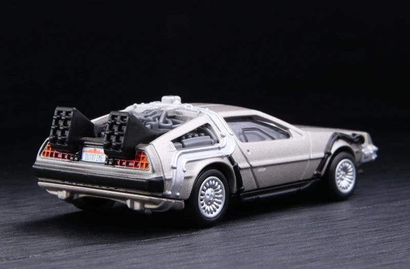 Black Friday Sale ! TOMY DMC-12 DeLorean DMC I II III Back To The Future Time Machine Mr.Fusion Diecast Toy Vehicle Car Model