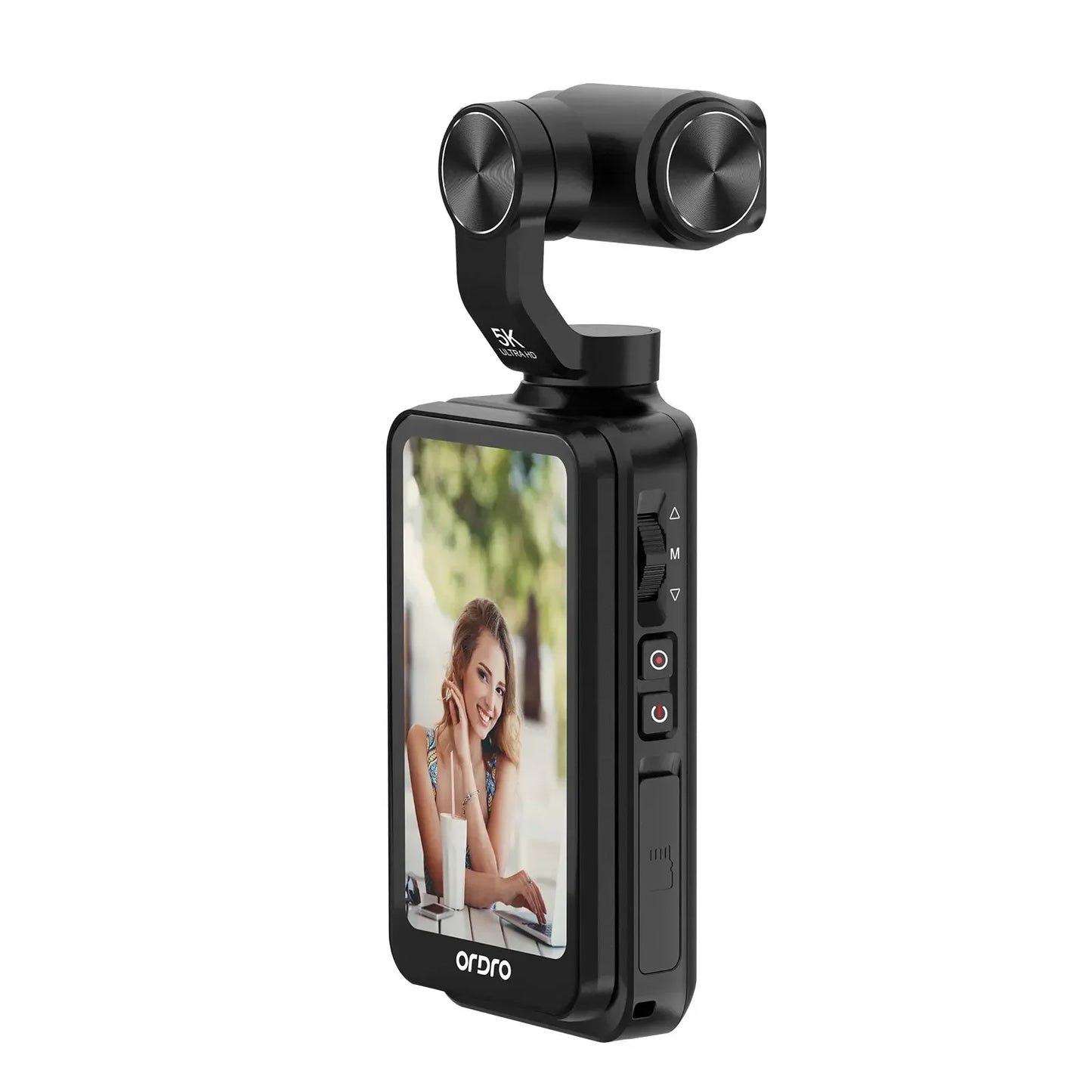 M5 Vlog Action Camera/ 5K Anti-shake /180° Rotation Lens / Face Tracking