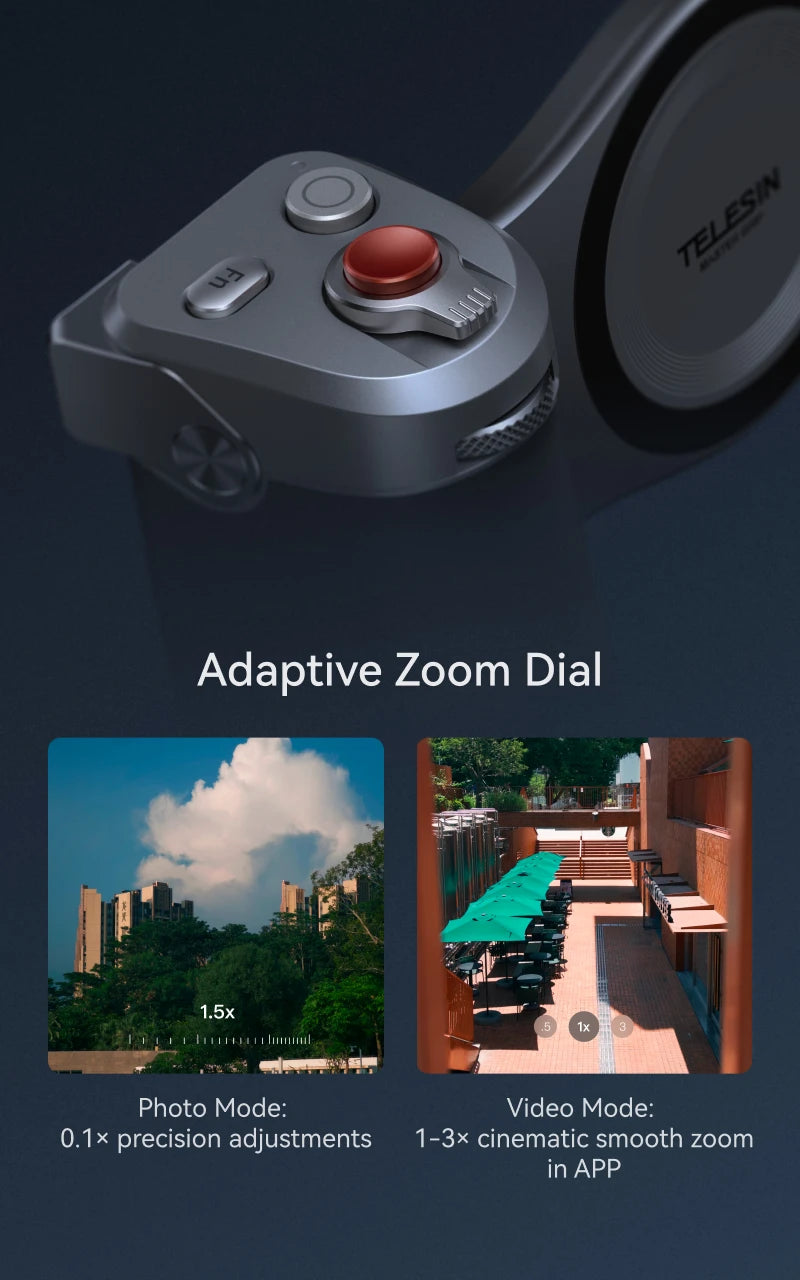 TELESIN Phone Camera Grip for iPhone 17 Pro / Pro Max