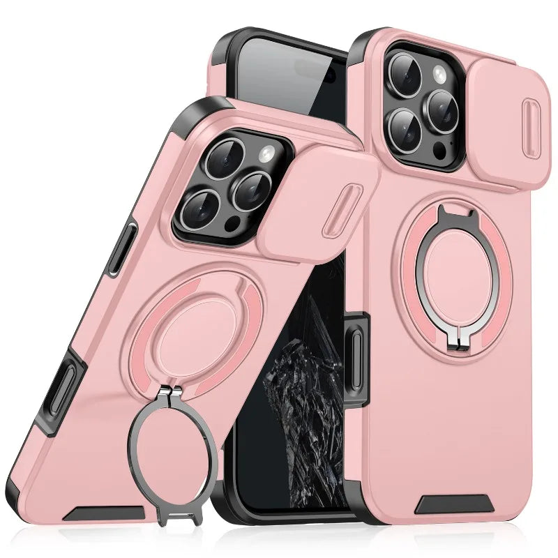 Rugged Magnetic Armor Case for iPhone