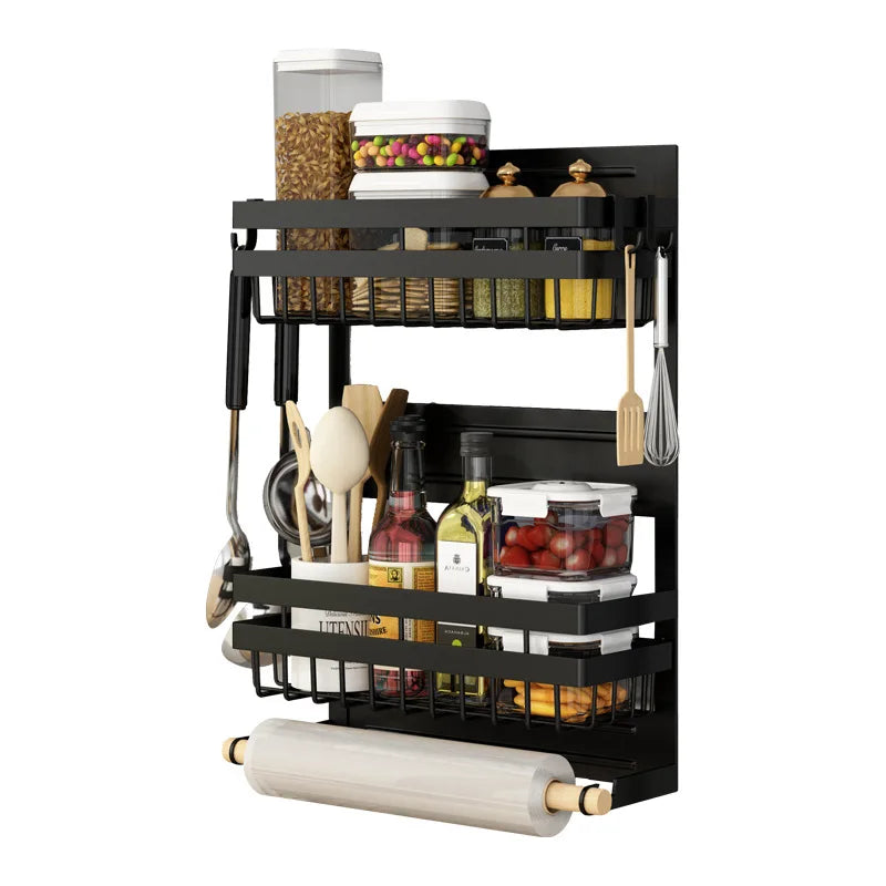 Magnetic Fridge Shelf Storage External Rack