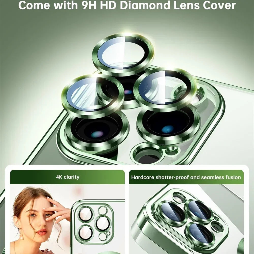 iPhone Plating Soft Clear Case