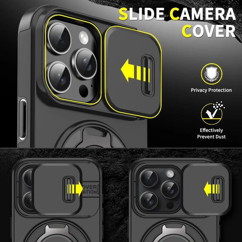 Rugged Magnetic Armor Case for iPhone