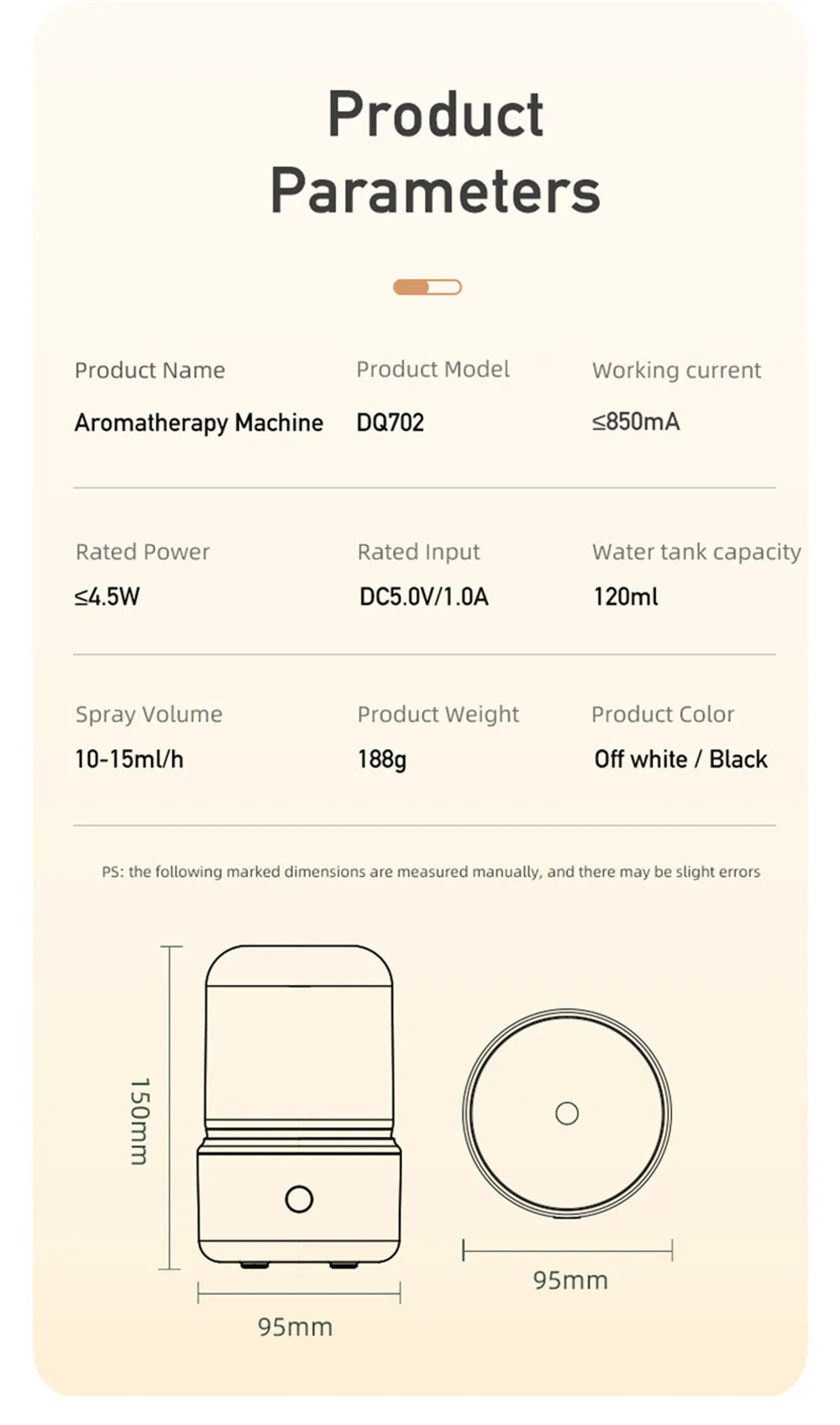 Black Friday Sale ! Portable LED Aroma Candlelight Diffuser/ Air Humidifier