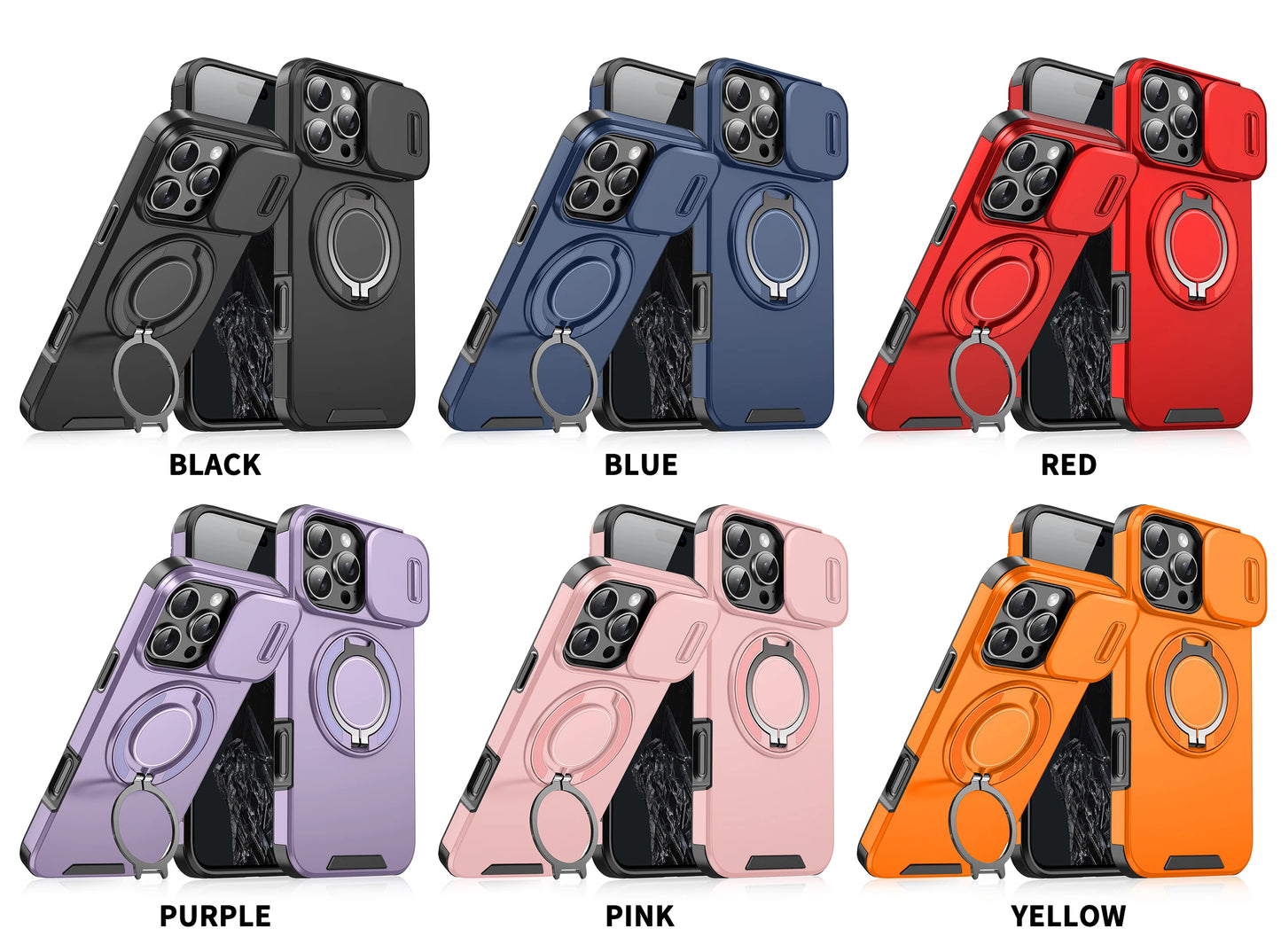 Rugged Magnetic Armor Case for iPhone