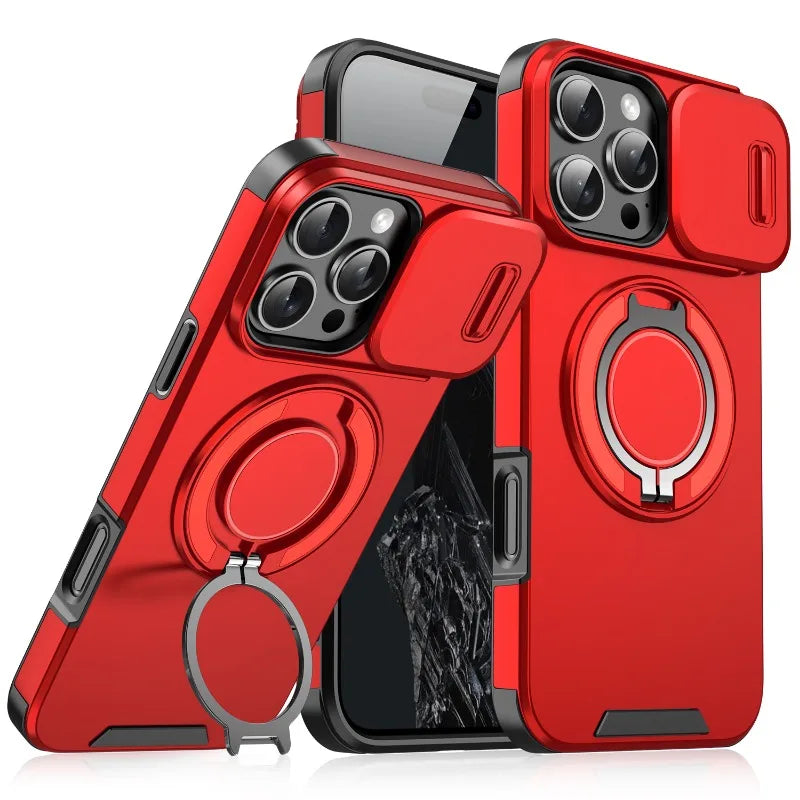 Rugged Magnetic Armor Case for iPhone