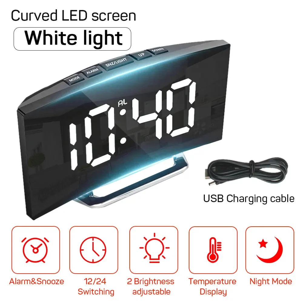Electronic Led Alarm Clock