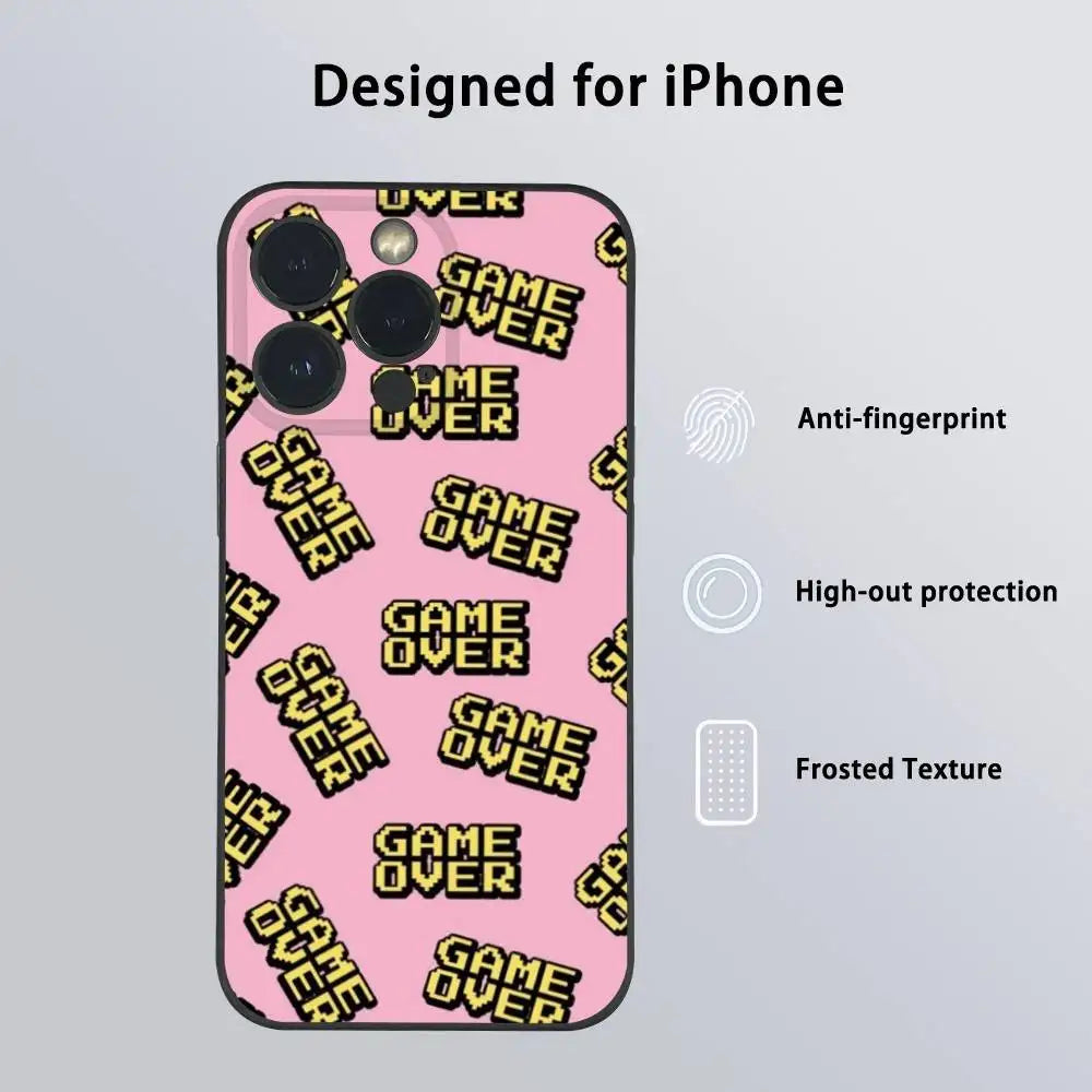 Game Over Pink Case