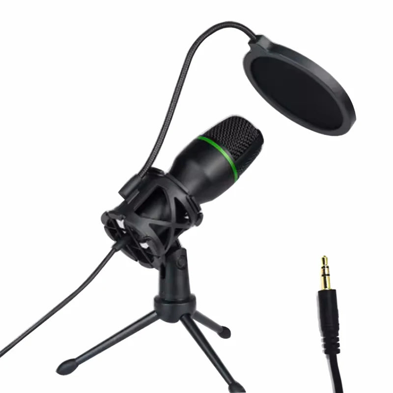 Professional USB Condenser Microphone for PC & Laptop