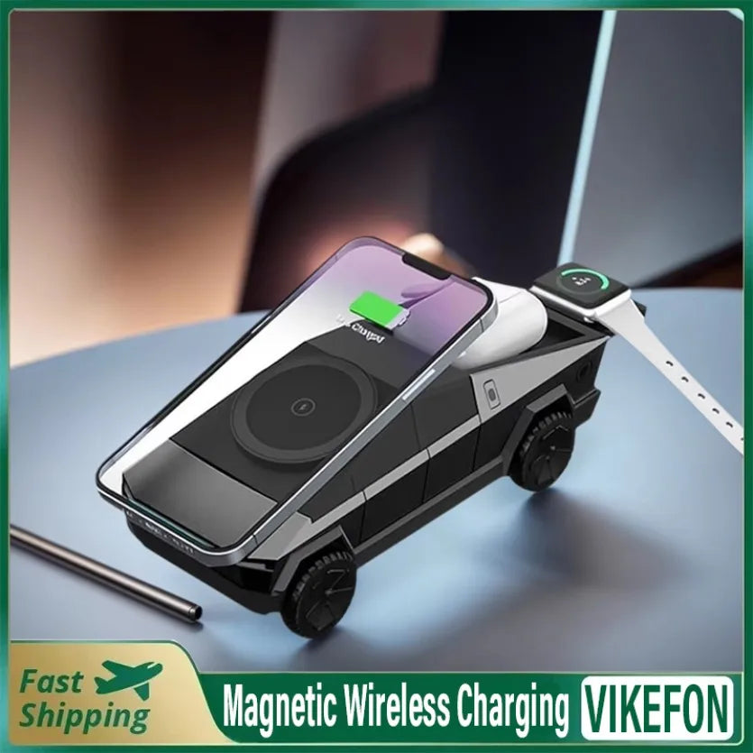 Black Friday Sale !  3-in-1 Magnetic Wireless Charging Station