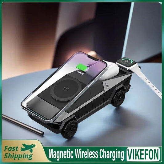 Black Friday Sale !  3-in-1 Magnetic Wireless Charging Station