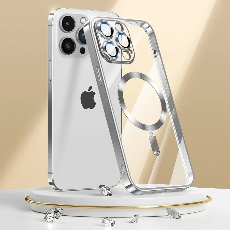 iPhone Plating Soft Clear Case