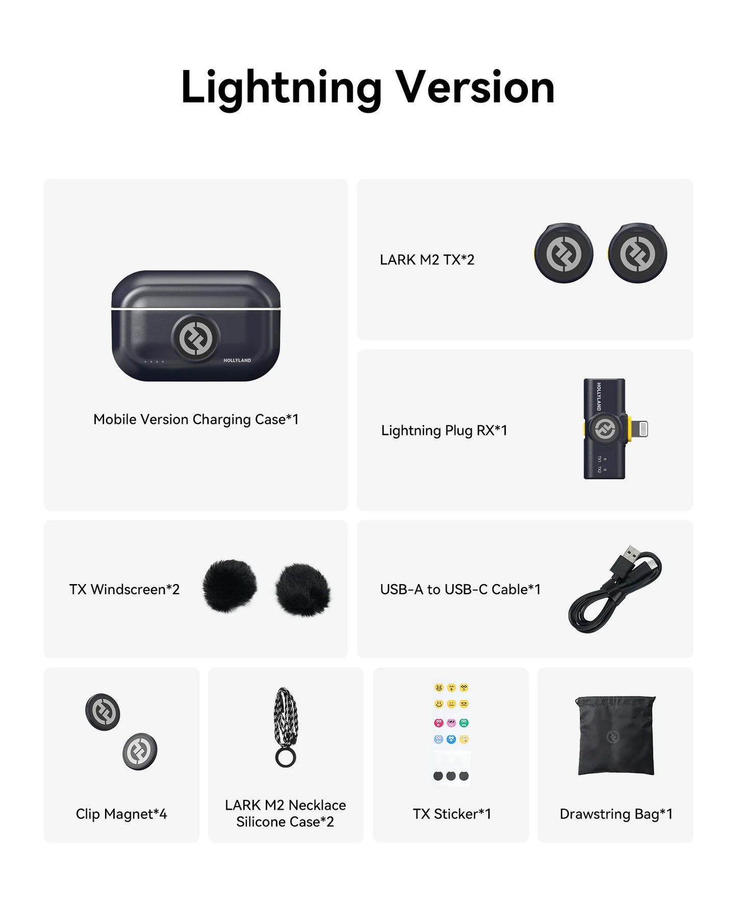 Hollyland Lark M2 Wireless Lavalier Microphone