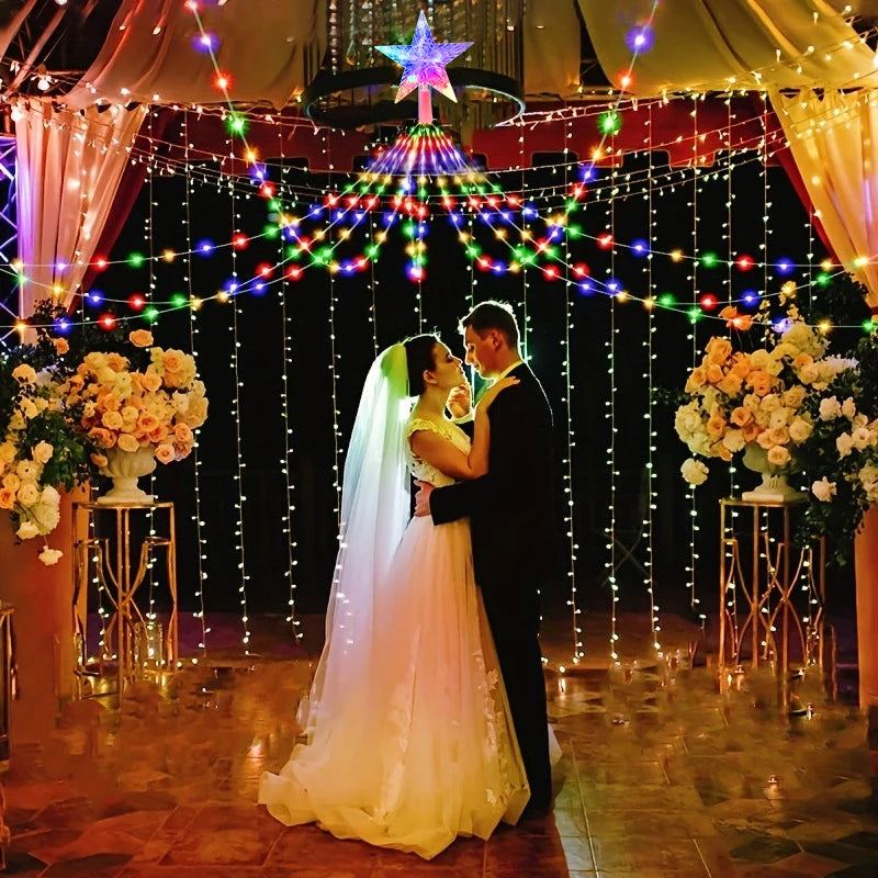 Black Friday Sale ! LED In/Outdoor Christmas Tree Lights USB 2m or 3m Waterproof