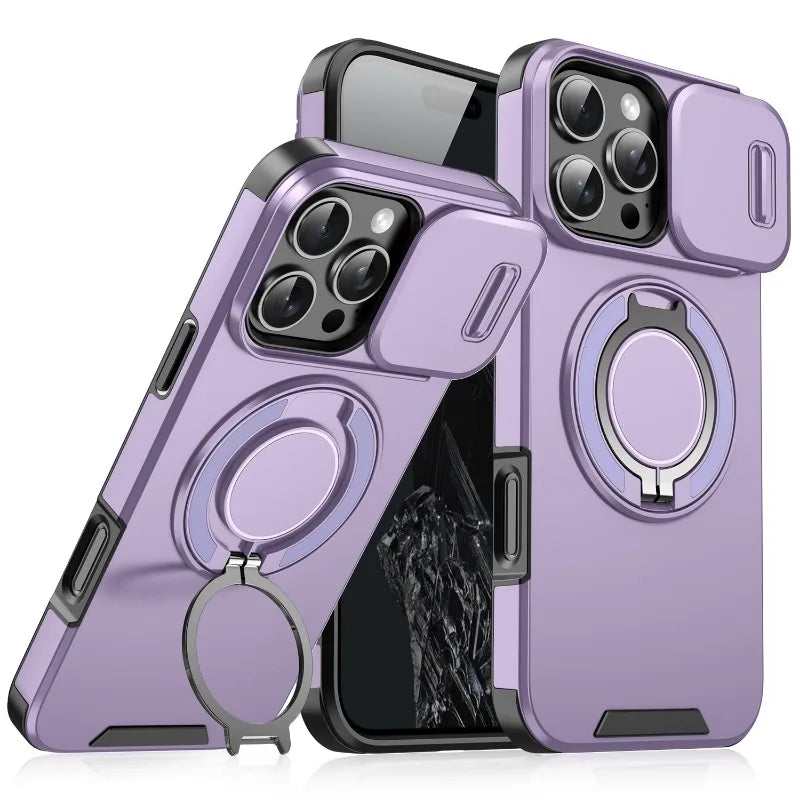 Rugged Magnetic Armor Case for iPhone