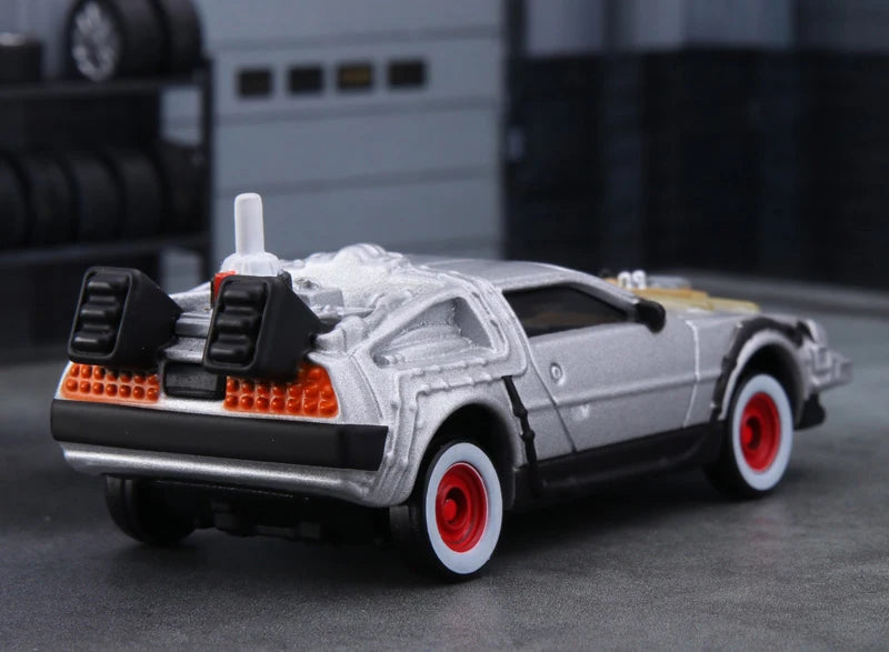 Black Friday Sale ! TOMY DMC-12 DeLorean DMC I II III Back To The Future Time Machine Mr.Fusion Diecast Toy Vehicle Car Model