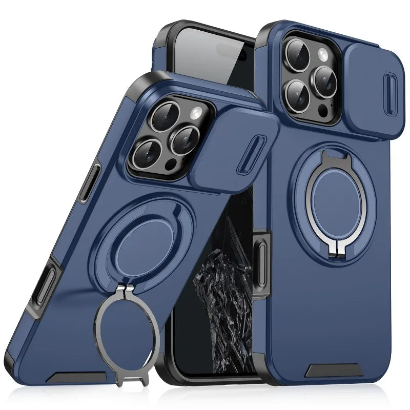 Rugged Magnetic Armor Case for iPhone