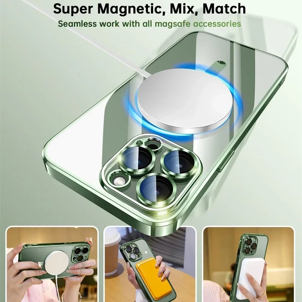 iPhone Plating Soft Clear Case