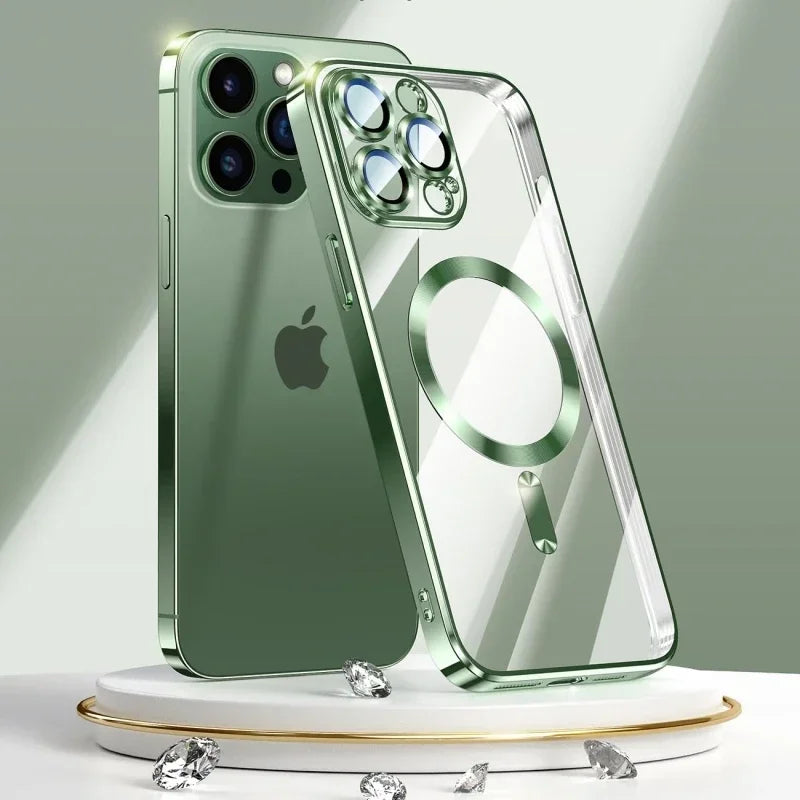 iPhone Plating Soft Clear Case