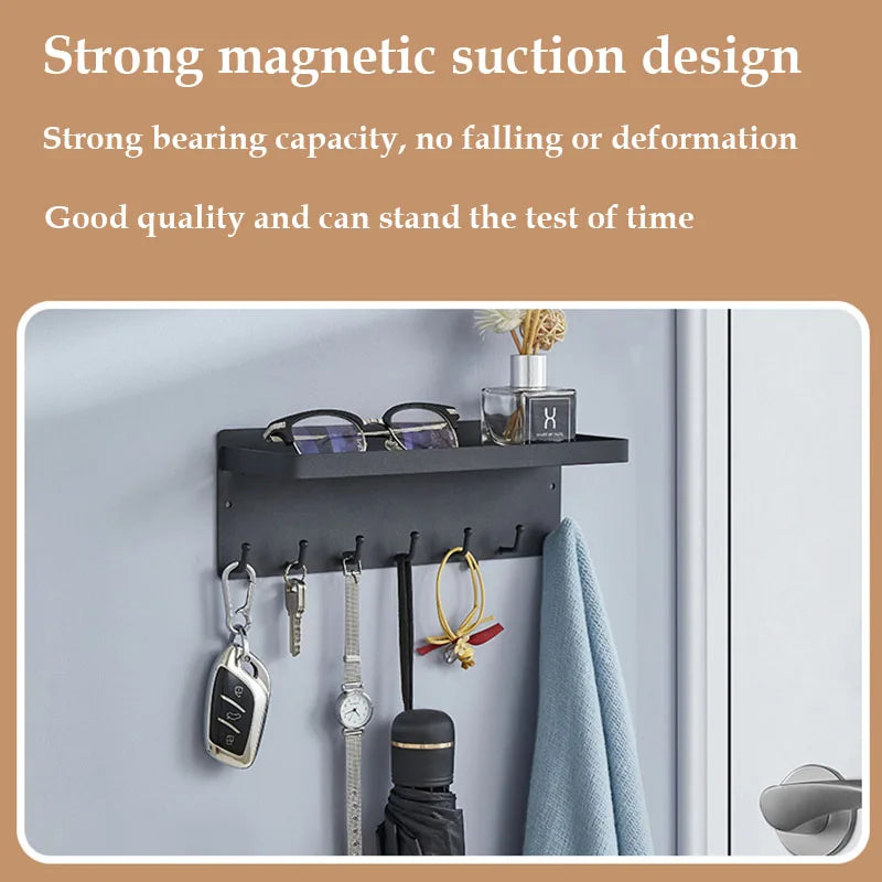 Magnetic Storage Organizer with Keyholder