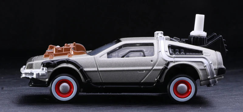 Black Friday Sale ! TOMY DMC-12 DeLorean DMC I II III Back To The Future Time Machine Mr.Fusion Diecast Toy Vehicle Car Model