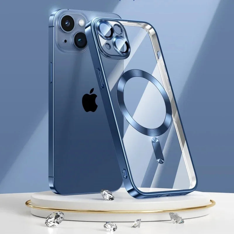 iPhone Plating Soft Clear Case