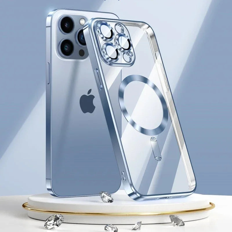 iPhone Plating Soft Clear Case