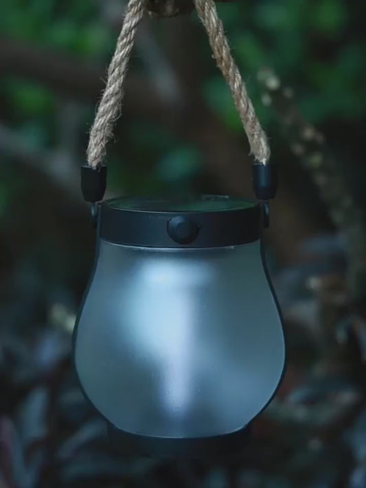 Dancing Flame Solar Lantern Lights