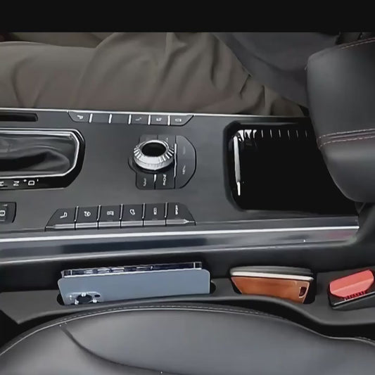 2pcs Car Front Seat Gap Filler Organizer
